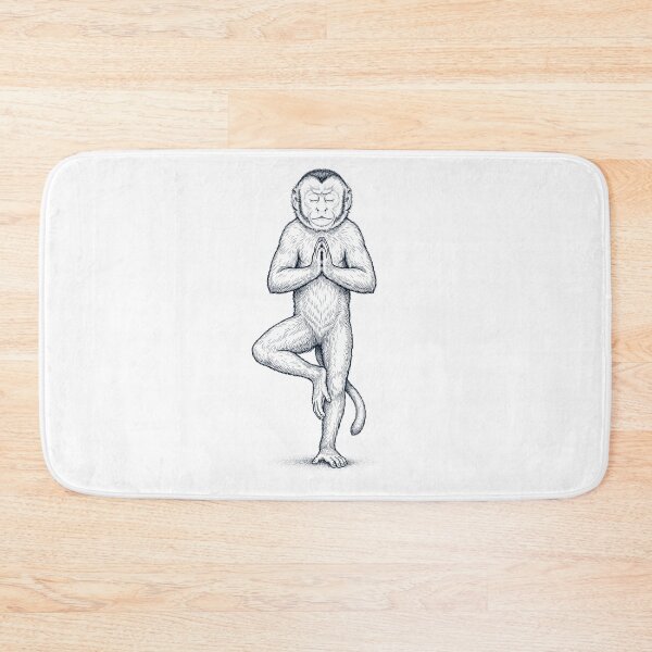 Item preview, Vintage Monkey Yoga Tree Pose Animal Lover designed and sold by TerryConnells.