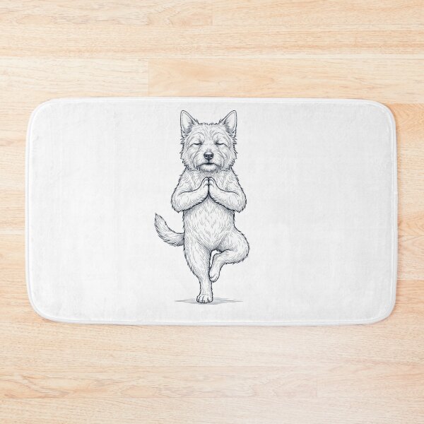 Item preview, Vintage Norwich Terrier Yoga Tree Pose Dog Mom Lover designed and sold by TerryConnells.