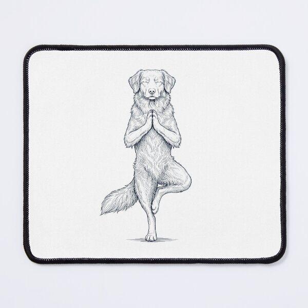 Item preview, Vintage Nova Scotia Duck Tolling Retriever Yoga Tree Pose Dog Mom Lover designed and sold by TerryConnells.