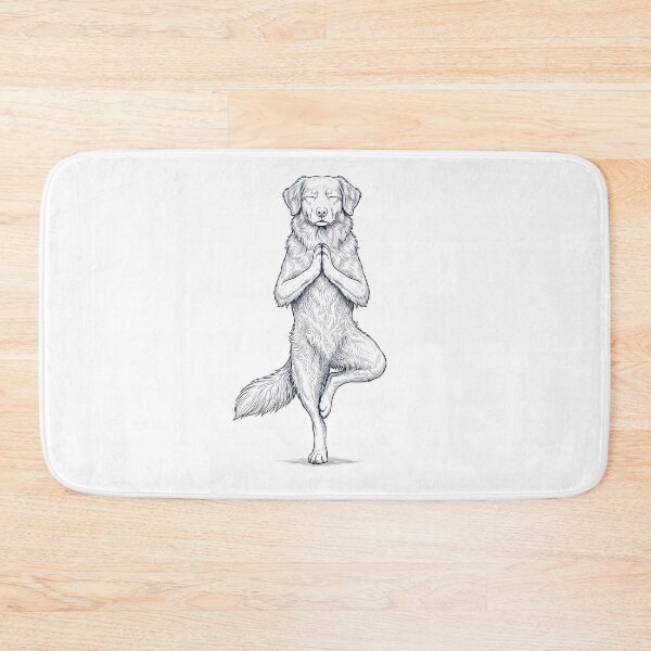 Item preview, Vintage Nova Scotia Duck Tolling Retriever Yoga Tree Pose Dog Mom Lover designed and sold by TerryConnells.