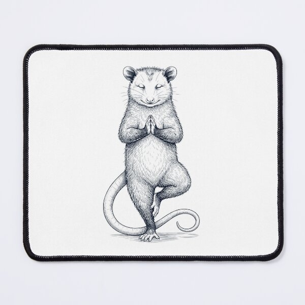 Item preview, Vintage Opossum Yoga Tree Pose Animal Lover designed and sold by TerryConnells.
