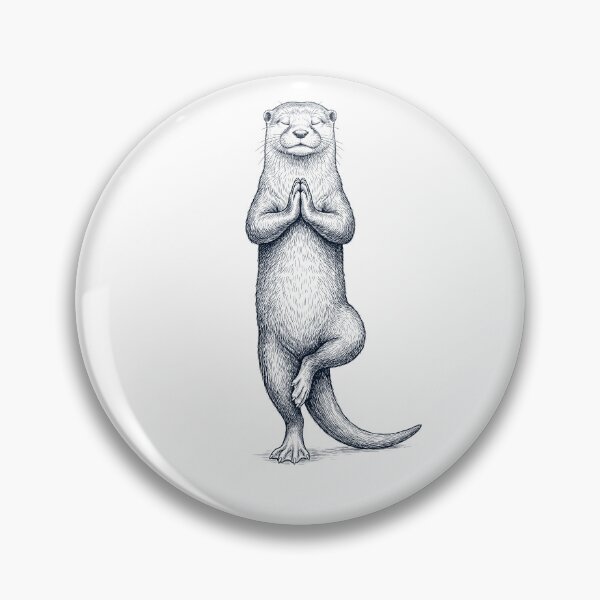 Item preview, Vintage Otter Yoga Tree Pose Animal Lover designed and sold by TerryConnells.