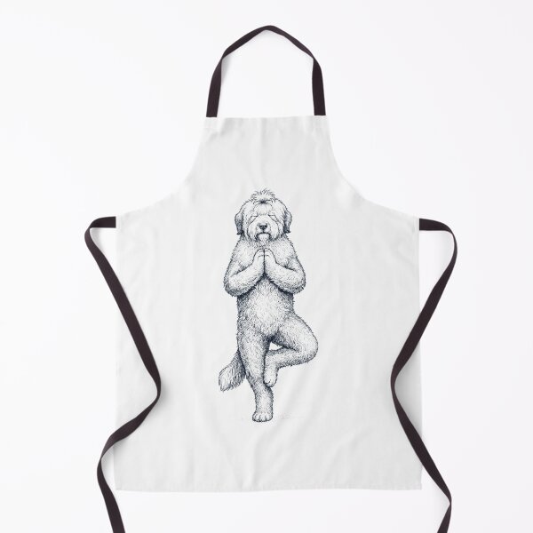 Item preview, Vintage Old English Sheepdog Yoga Tree Pose Dog Mom Lover designed and sold by TerryConnells.