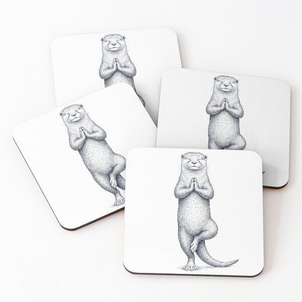 Item preview, Vintage Otter Yoga Tree Pose Animal Lover designed and sold by TerryConnells.