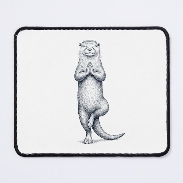 Item preview, Vintage Otter Yoga Tree Pose Animal Lover designed and sold by TerryConnells.