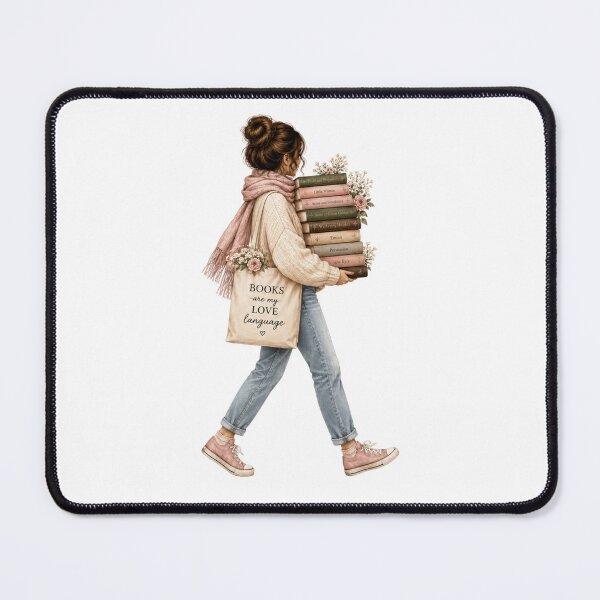 Item preview, Book Lover Tote Girl designed and sold by Partoon-dp.