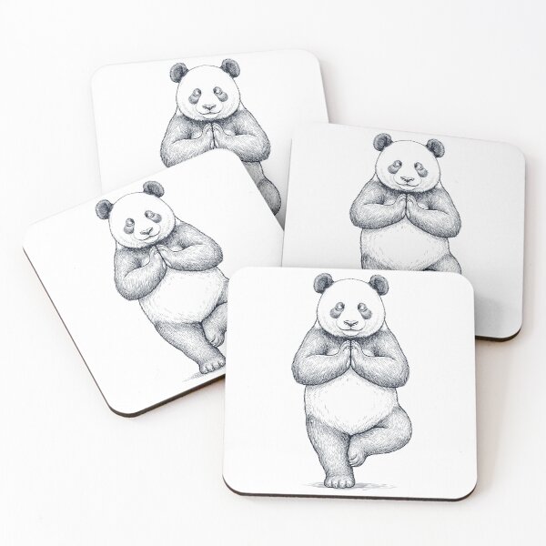 Item preview, Vintage Panda Yoga Tree Pose Animal Lover designed and sold by TerryConnells.