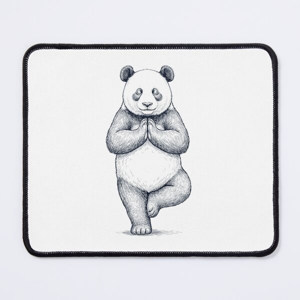 Item preview, Vintage Panda Yoga Tree Pose Animal Lover designed and sold by TerryConnells.