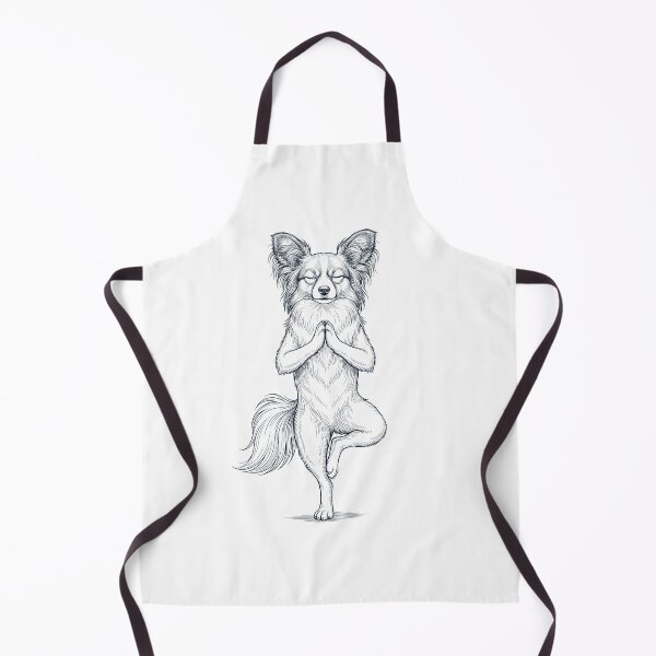 Item preview, Vintage Papillon Yoga Tree Pose Dog Mom Lover designed and sold by TerryConnells.