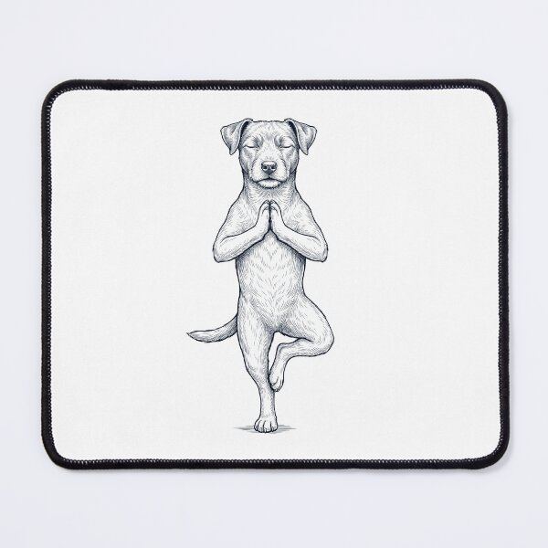 Item preview, Vintage Patterdale Terrier Yoga Tree Pose Dog Mom Lover designed and sold by TerryConnells.