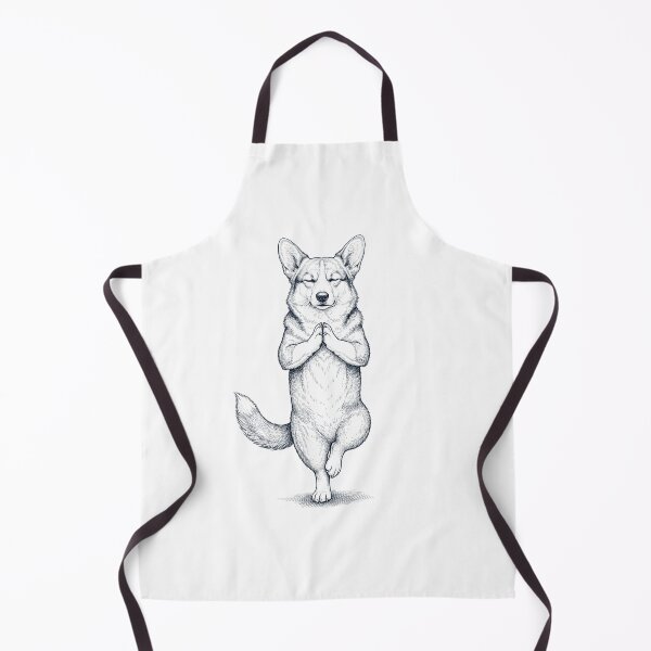 Item preview, Vintage Pembroke Welsh Corgi Yoga Tree Pose Dog Mom Lover designed and sold by TerryConnells.