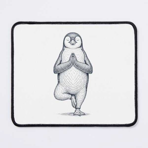 Item preview, Vintage Penguin Yoga Tree Pose Animal Lover designed and sold by TerryConnells.
