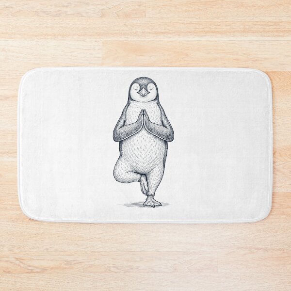 Item preview, Vintage Penguin Yoga Tree Pose Animal Lover designed and sold by TerryConnells.