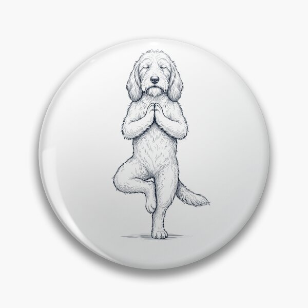 Item preview, Vintage Petit Basset Griffon Vendeen Yoga Tree Pose Dog Mom Lover designed and sold by TerryConnells.