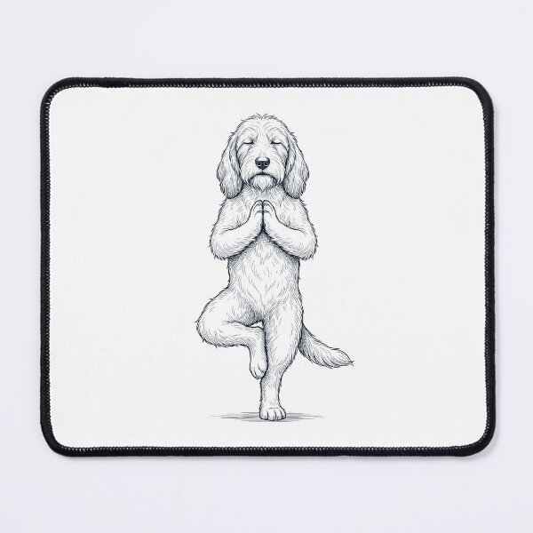 Item preview, Vintage Petit Basset Griffon Vendeen Yoga Tree Pose Dog Mom Lover designed and sold by TerryConnells.