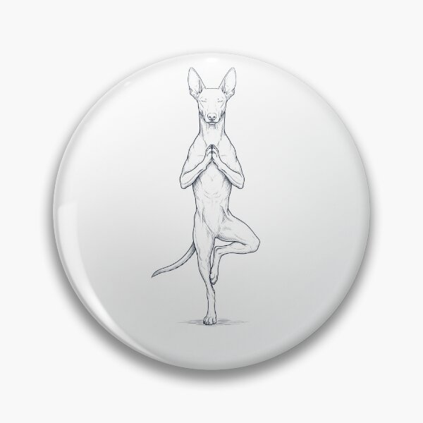 Item preview, Vintage Pharaoh Hound Yoga Tree Pose Dog Mom Lover designed and sold by TerryConnells.