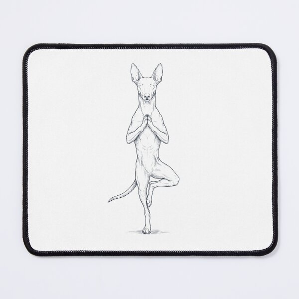 Item preview, Vintage Pharaoh Hound Yoga Tree Pose Dog Mom Lover designed and sold by TerryConnells.