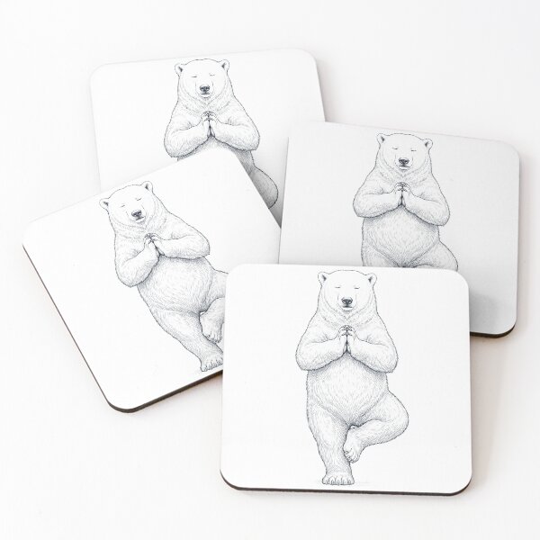 Item preview, Vintage Polar Bear Yoga Tree Pose Animal Lover designed and sold by TerryConnells.
