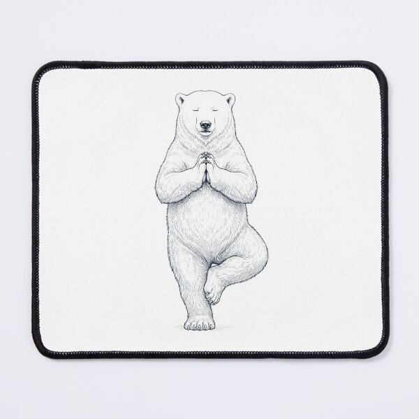 Item preview, Vintage Polar Bear Yoga Tree Pose Animal Lover designed and sold by TerryConnells.