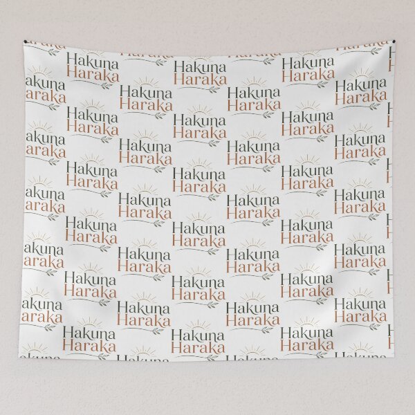 Item preview, Hakuna Haraka Swahili Quote Minimalist Design designed and sold by NaphDesigns.