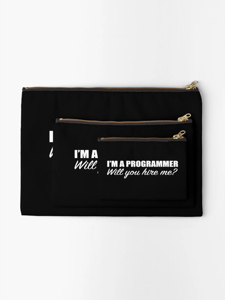 Thumbnail 2 of 4, Zipper Pouch, I am programmer designed and sold by KeepOnCoding.