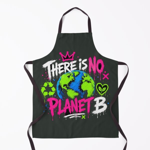 Item preview, THERE IS NO PLANET B Graffiti Earth Shirt | Eco Streetwear designed and sold by JustResultsCo.