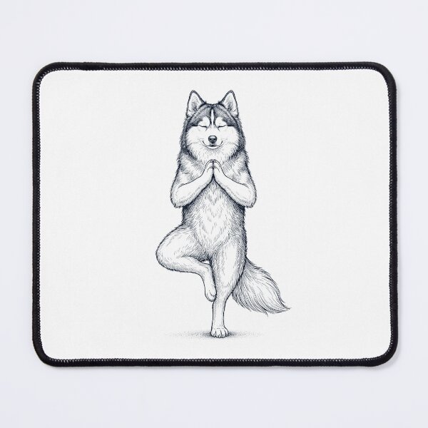 Item preview, Vintage Pomsky Yoga Tree Pose Dog Mom Lover designed and sold by TerryConnells.