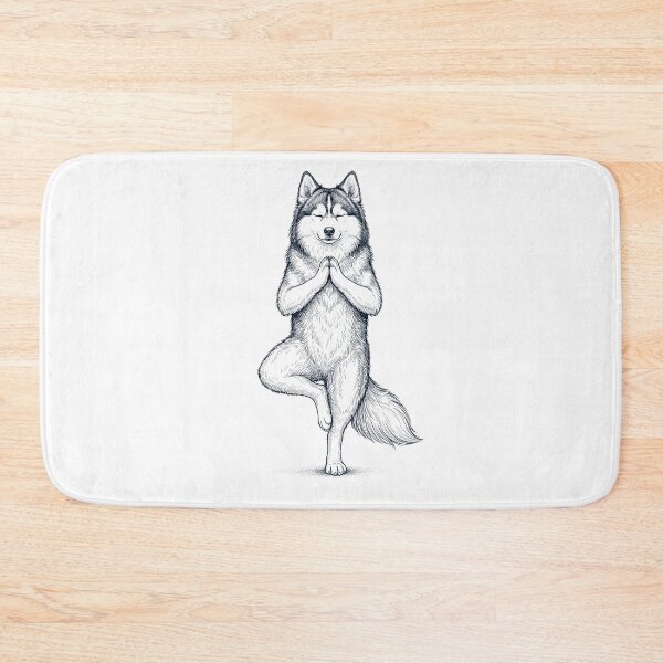 Item preview, Vintage Pomsky Yoga Tree Pose Dog Mom Lover designed and sold by TerryConnells.