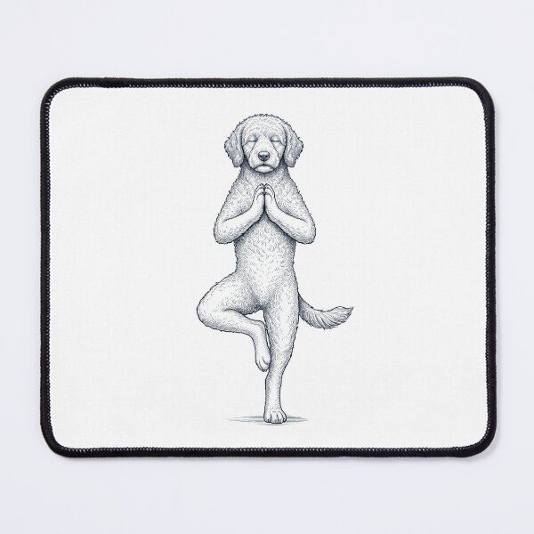 Item preview, Vintage Portuguese Water Dog Yoga Tree Pose Dog Mom Lover designed and sold by TerryConnells.