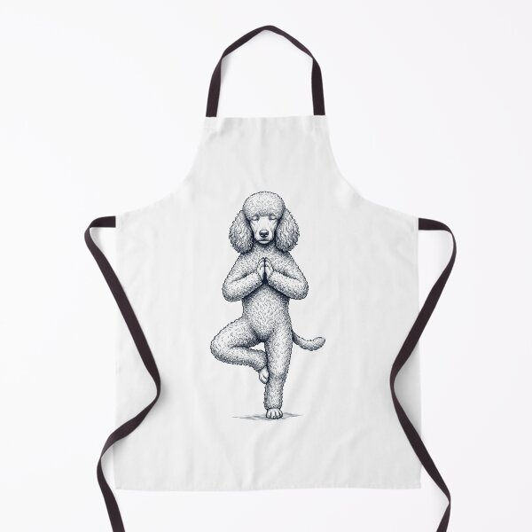Item preview, Vintage Poodle Yoga Tree Pose Dog Mom Lover designed and sold by TerryConnells.