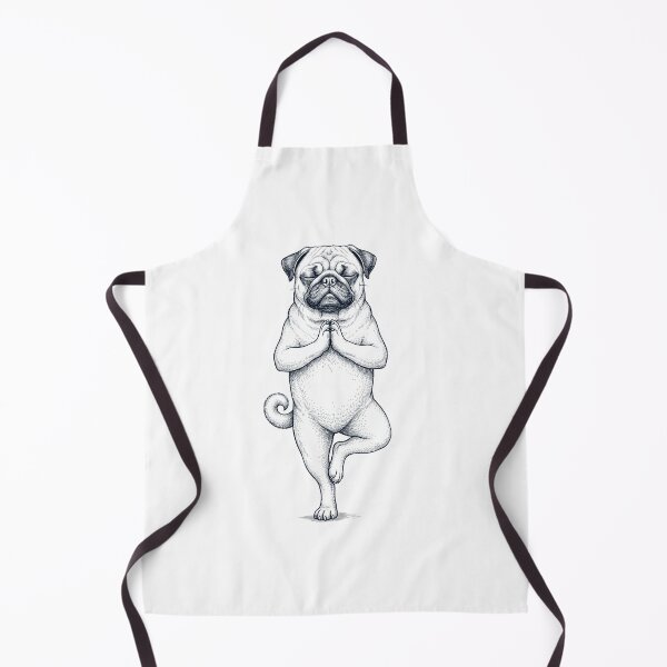 Item preview, Vintage Pug Yoga Tree Pose Dog Mom Lover designed and sold by TerryConnells.