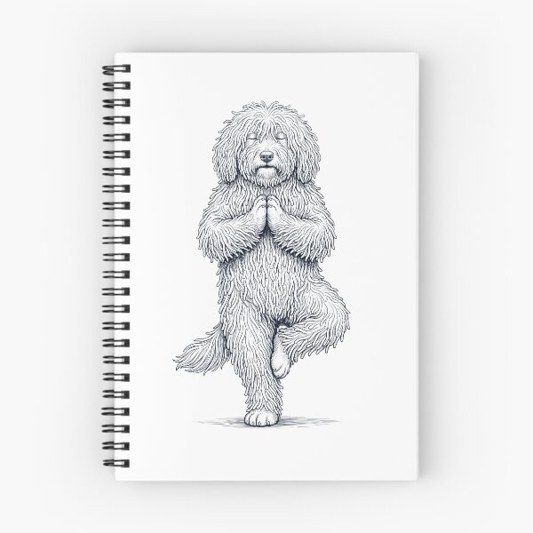 Item preview, Vintage Puli Yoga Tree Pose Dog Mom Lover designed and sold by TerryConnells.