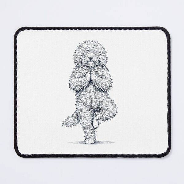 Item preview, Vintage Puli Yoga Tree Pose Dog Mom Lover designed and sold by TerryConnells.