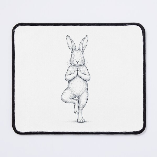 Item preview, Vintage Rabbit Yoga Tree Pose Animal Lover designed and sold by TerryConnells.