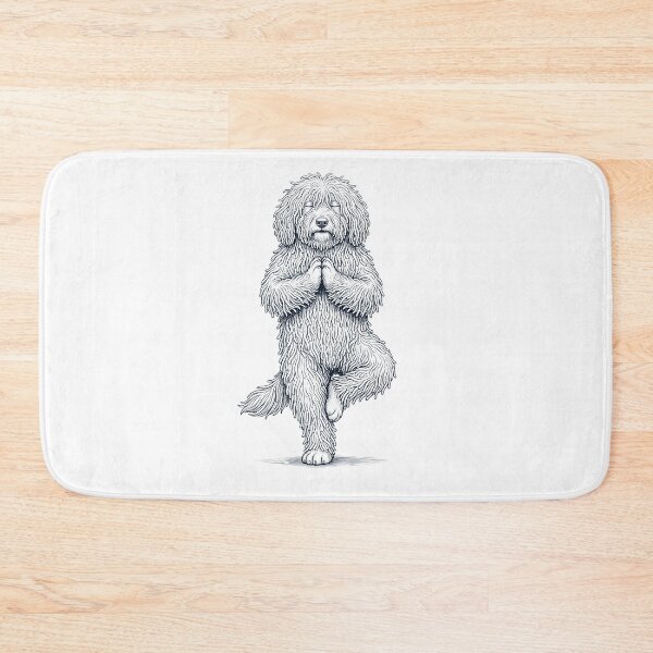 Item preview, Vintage Puli Yoga Tree Pose Dog Mom Lover designed and sold by TerryConnells.