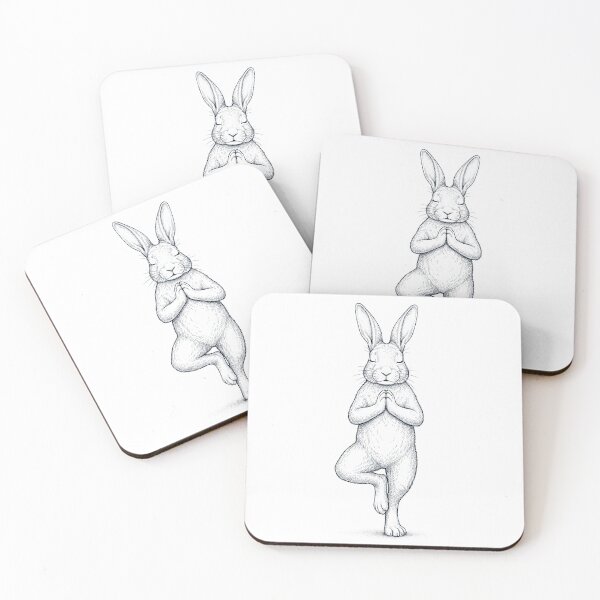 Item preview, Vintage Rabbit Yoga Tree Pose Animal Lover designed and sold by TerryConnells.