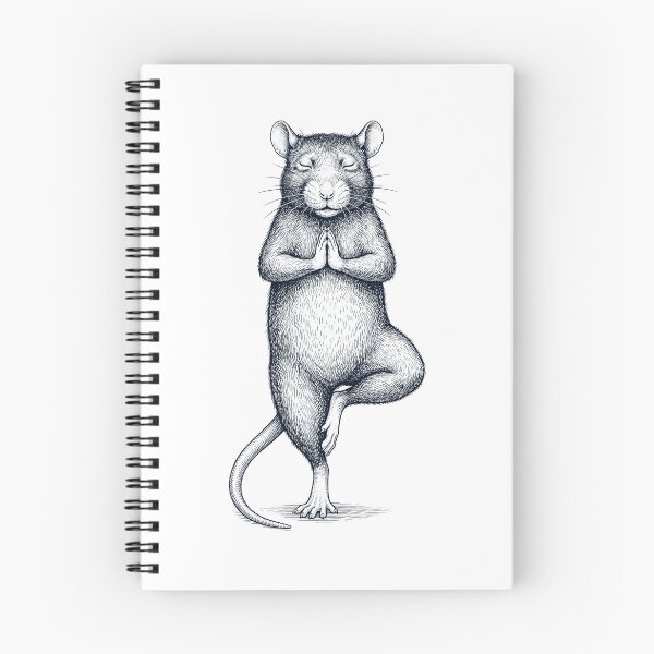 Item preview, Vintage Rat Yoga Tree Pose Animal Lover designed and sold by TerryConnells.