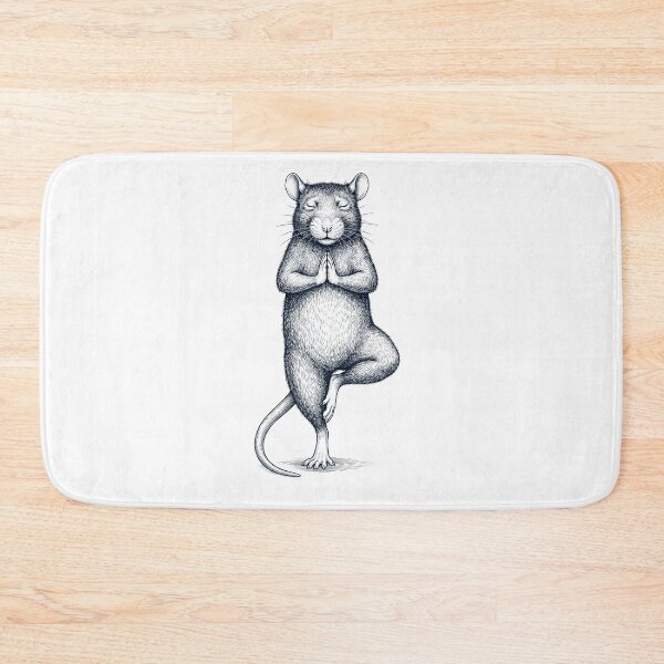 Item preview, Vintage Rat Yoga Tree Pose Animal Lover designed and sold by TerryConnells.