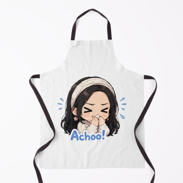 Item preview, Too Cute to Be Sick – Kawaii Sneezing Character Illustration designed and sold by MarWachaN.