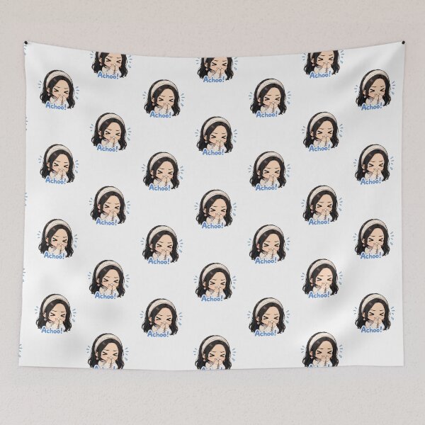 Item preview, Too Cute to Be Sick – Kawaii Sneezing Character Illustration designed and sold by MarWachaN.