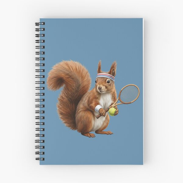 Item preview, Tennis Ace Squirrel: Realistic Sports Wildlife Design designed and sold by Wild Hare.