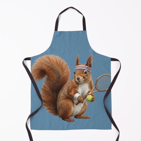 Item preview, Tennis Ace Squirrel: Realistic Sports Wildlife Design designed and sold by Wild Hare.