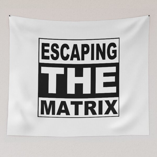 Item preview, Escaping The Matrix; Rat Race; designed and sold by StickerApe.