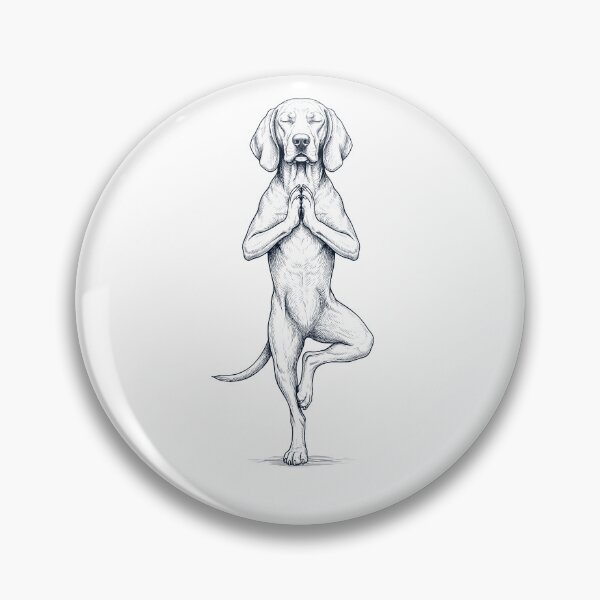 Item preview, Vintage Redbone Coonhound Yoga Tree Pose Dog Mom Lover designed and sold by TerryConnells.