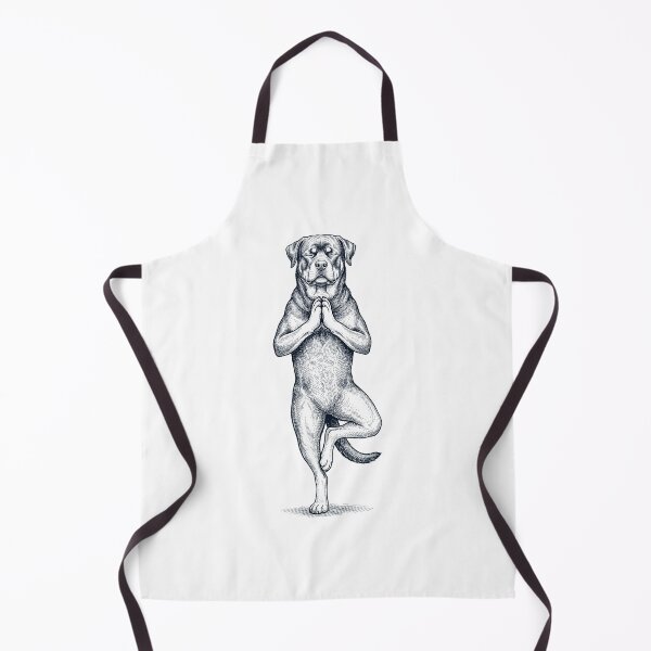 Item preview, Vintage Rottweiler Yoga Tree Pose Dog Mom Lover designed and sold by TerryConnells.