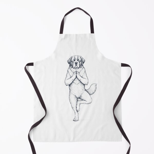 Item preview, Vintage Saint Bernard Yoga Tree Pose Dog Mom Lover designed and sold by TerryConnells.