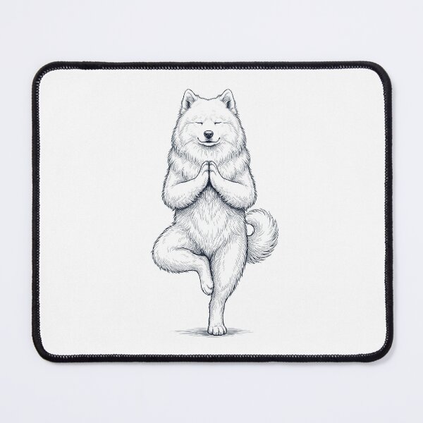 Item preview, Vintage Samoyed Yoga Tree Pose Dog Mom Lover designed and sold by TerryConnells.