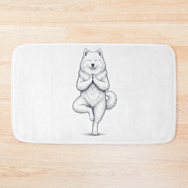 Item preview, Vintage Samoyed Yoga Tree Pose Dog Mom Lover designed and sold by TerryConnells.
