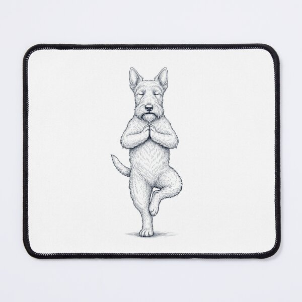 Item preview, Vintage Scottish Terrier Yoga Tree Pose Dog Mom Lover designed and sold by TerryConnells.