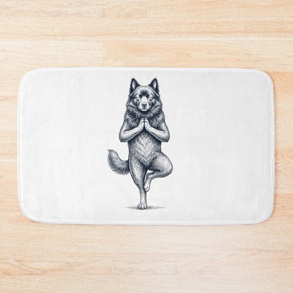 Item preview, Vintage Schipperke Yoga Tree Pose Dog Mom Lover designed and sold by TerryConnells.
